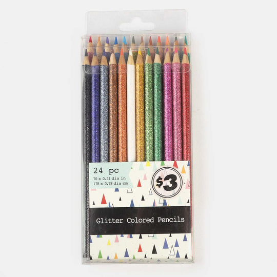 Glittery Art Color Pencil | 24PCs