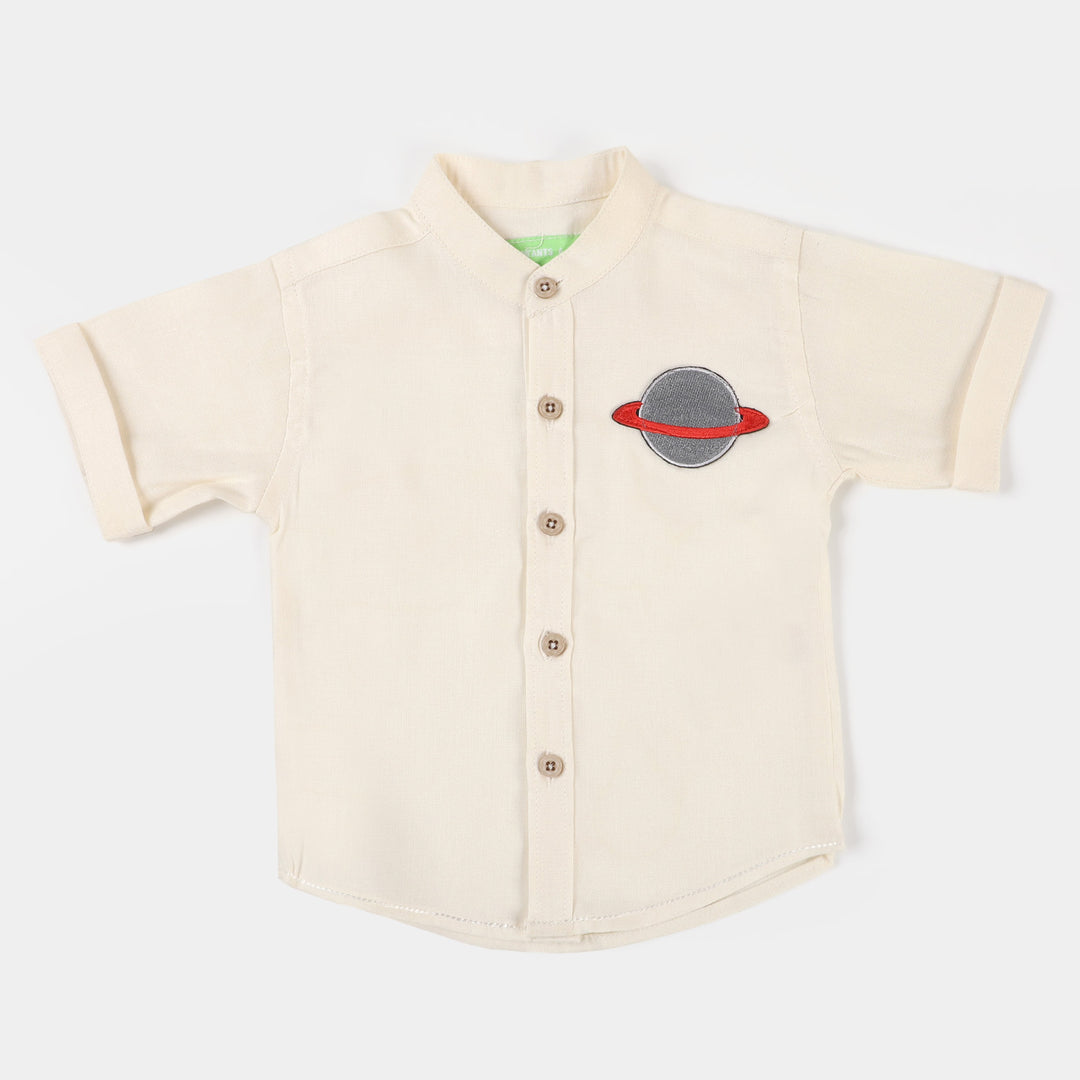 Infant Boys 2PC Suit Basic  - Off-White