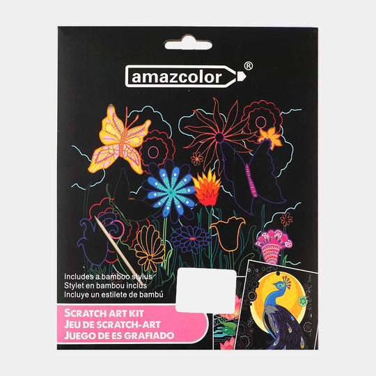 Scratch Art Sketch 6PCs Card For Kids