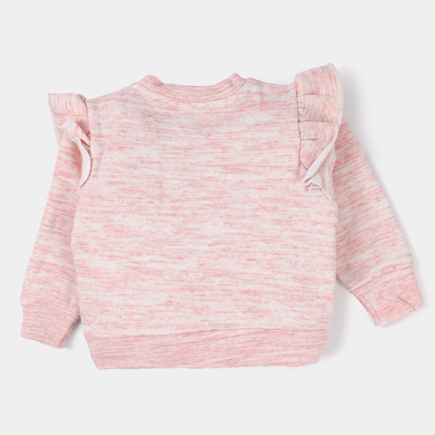 Infants Girls Fleece Sweatshirt Ice Cream-Pink Melan