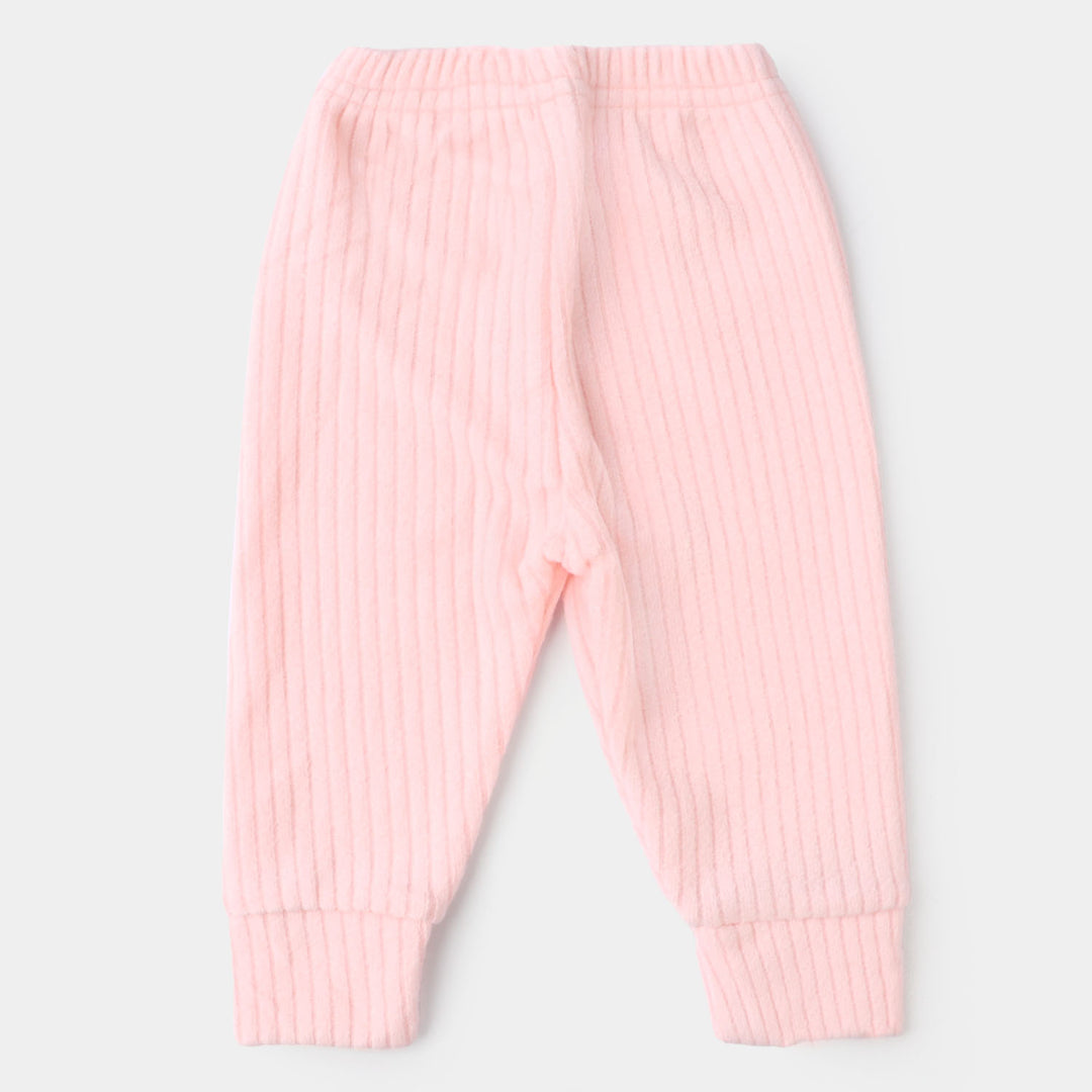 Infant Unisex Fleece Pajama - Peach