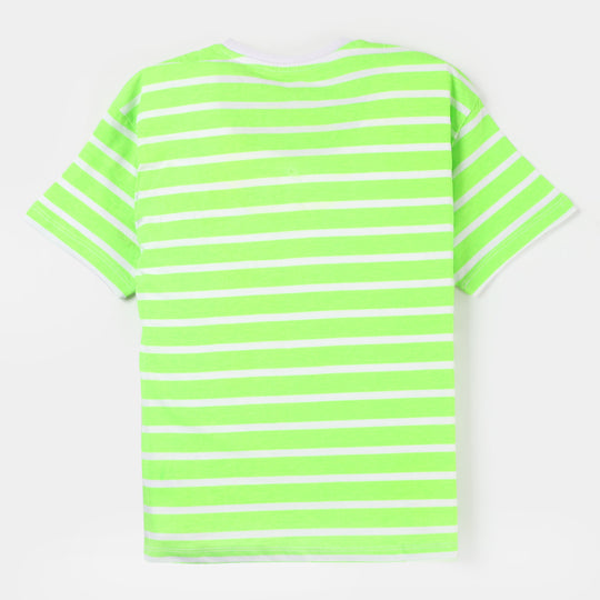 Girls T-Shirt Trendy - F-Green