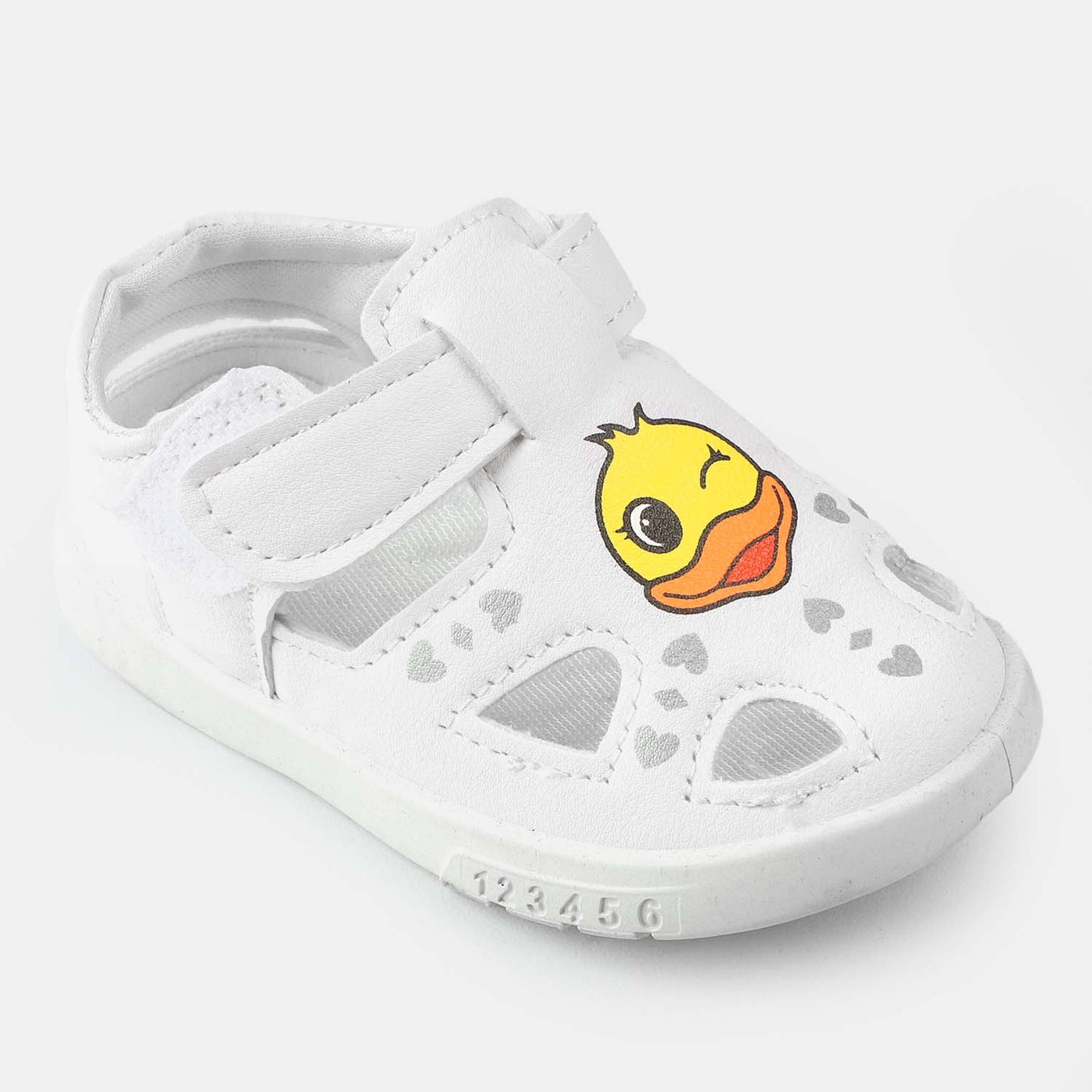 Infant Girls Sandal A-5-White