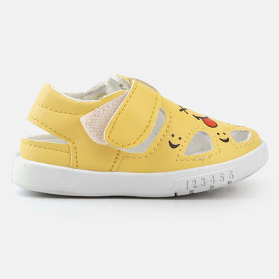 Infant Girls Sandal A-6-Yellow