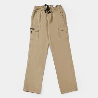 Teens Boys Cotton Pant Just Be Ready - KHAKI