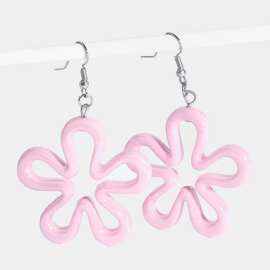 Elegant Design Flower Earrings For Girls