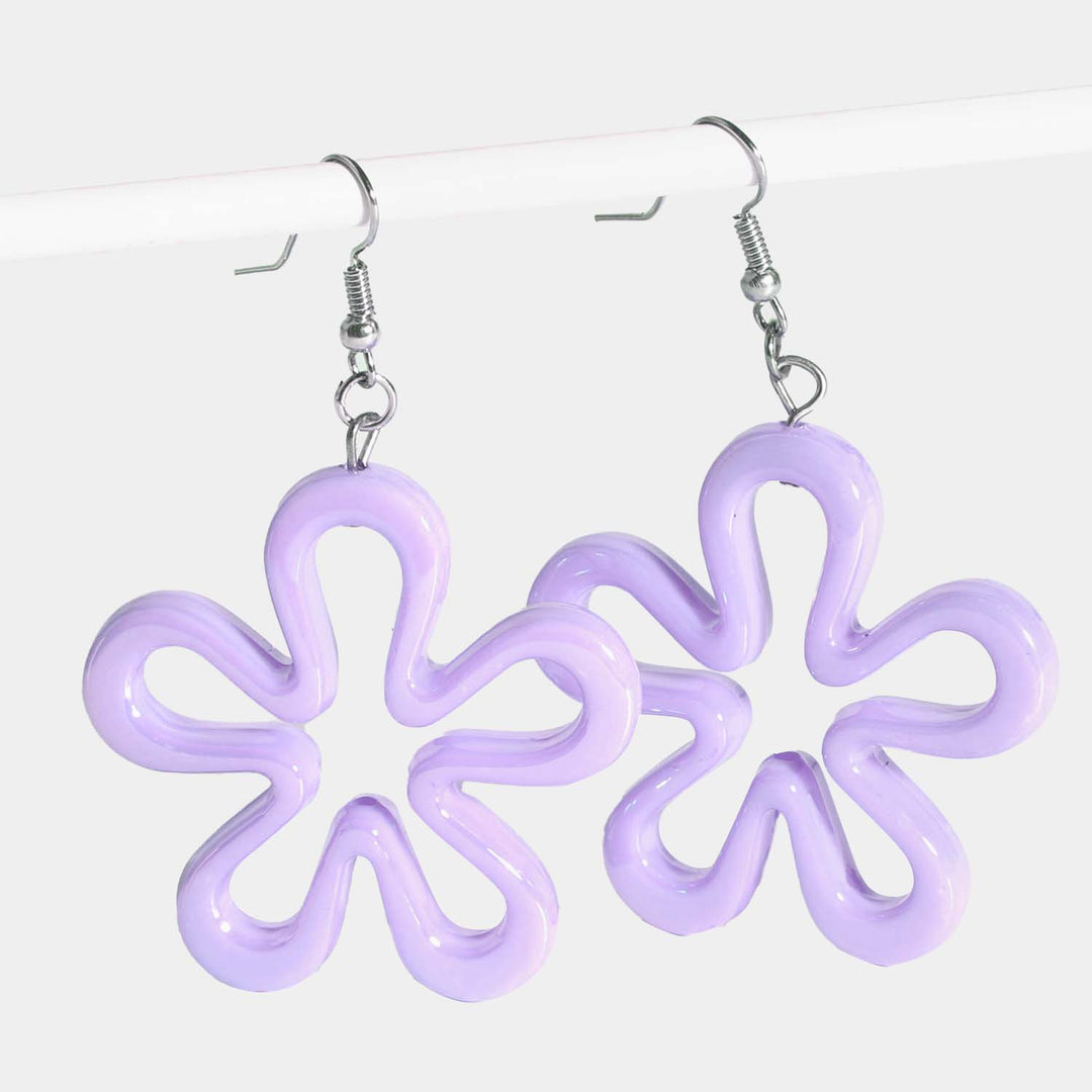 Elegant Design Flower Earrings For Girls