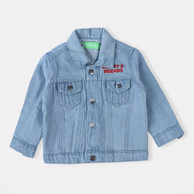 Infant Boys Denim Jacket Character-Ice Blue