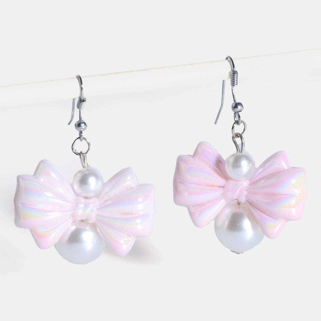 Girls Charming Bow Earrings For Girls