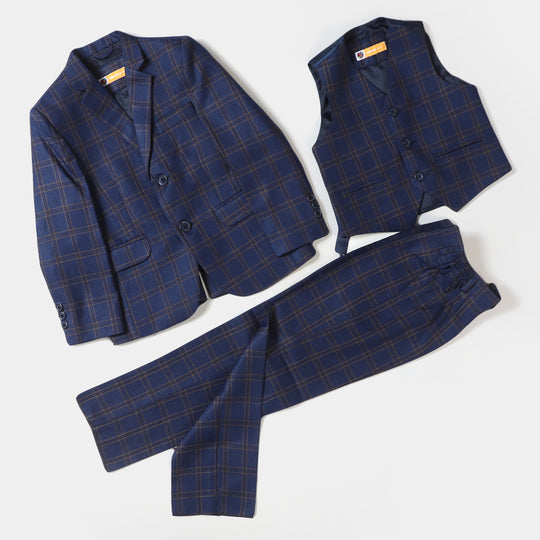 Boys Suit 3PCs- R.Blue