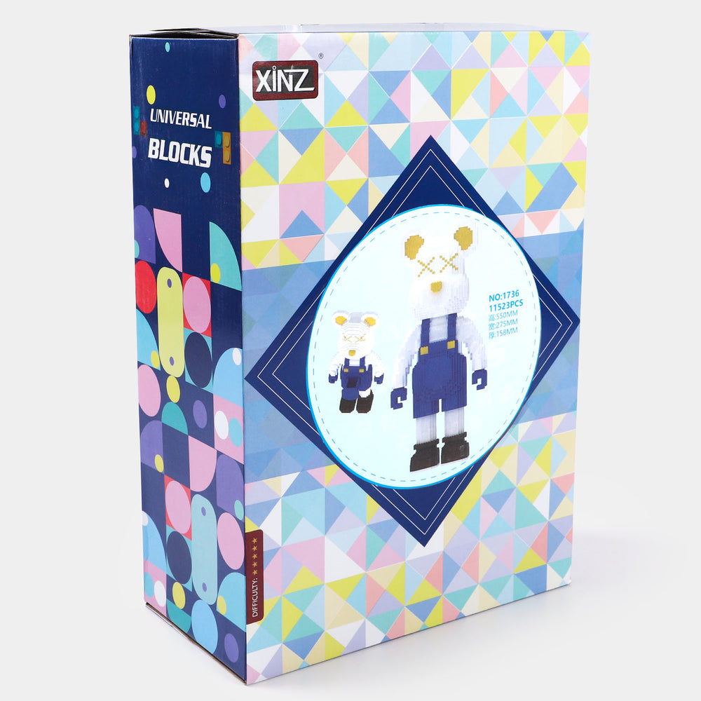 Blue Strap Violent Bear Universal Blocks | 11523PCs