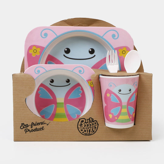 KIDS DINNER SET 5PCS | 10105-BUTTERFLY