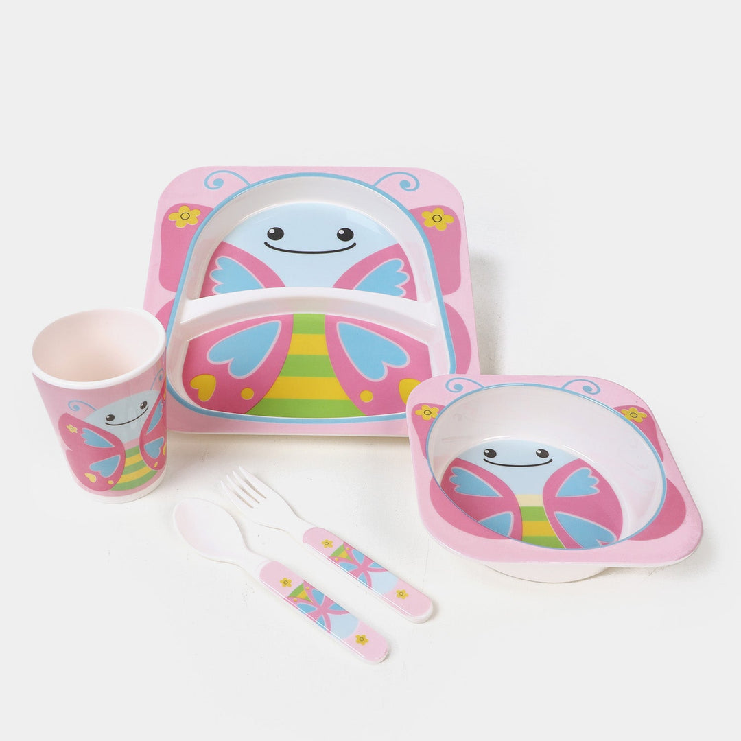 KIDS DINNER SET 5PCS | 10105-BUTTERFLY