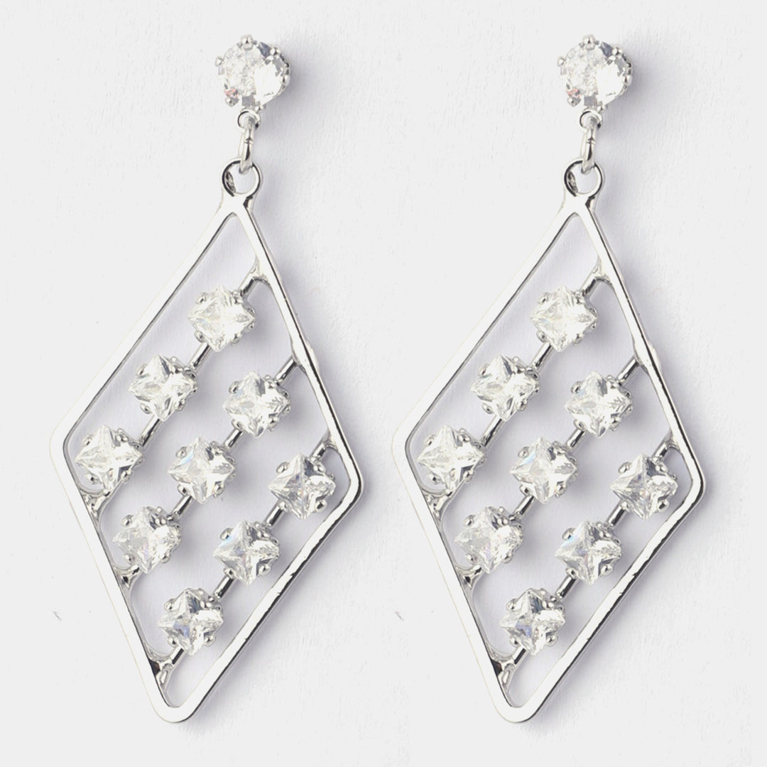 Elegant Design Sparkle Earrings For Girls