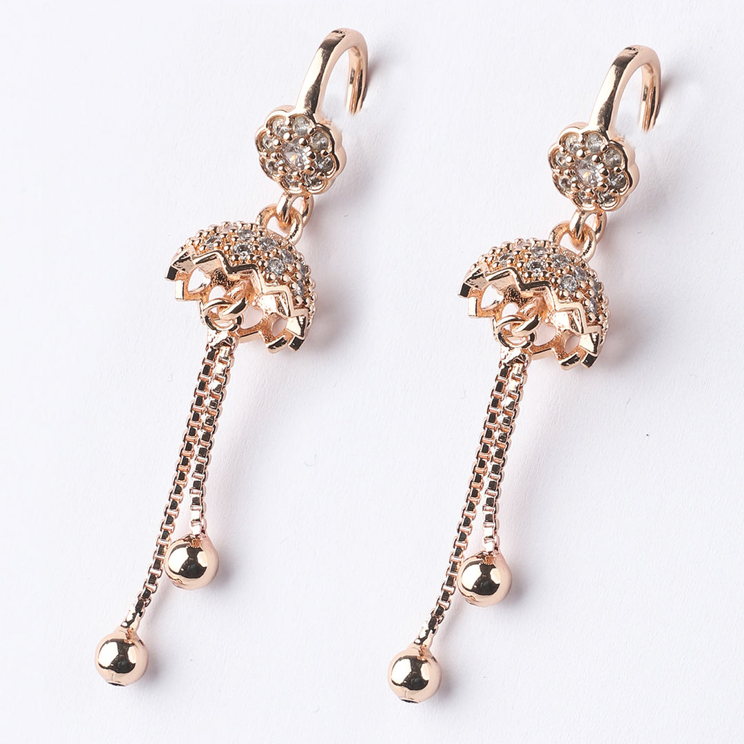 Fancy Golden Earring For Girls