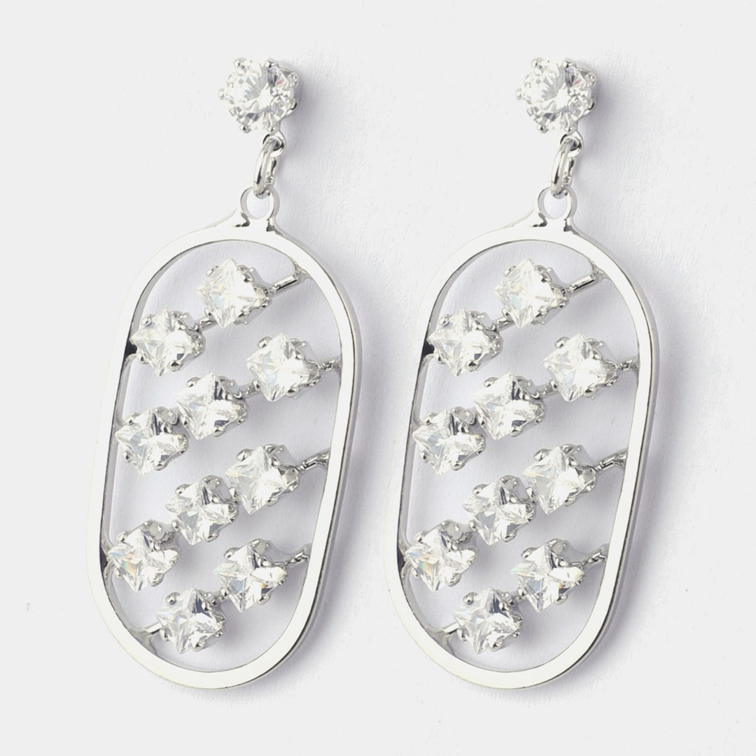 Elegant Design Sparkle Earrings For Girls