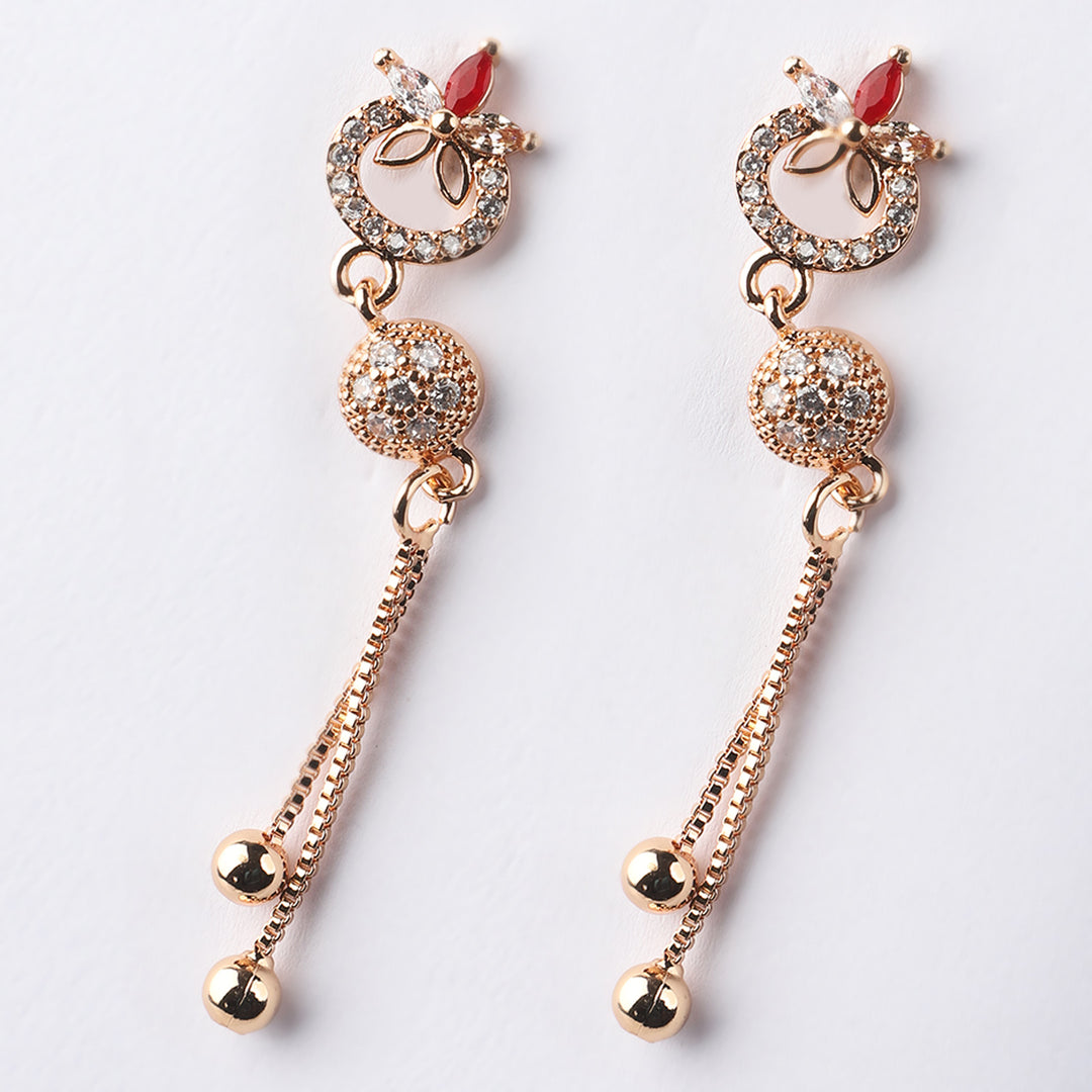 Fancy Golden Earring For Girls