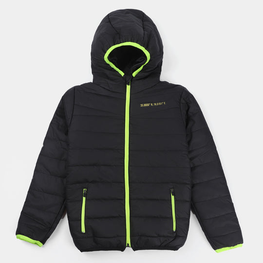 Teens Boys Puffer Jacket Mountain K2-BLACK