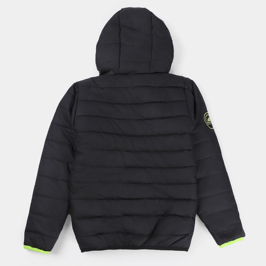 Teens Boys Puffer Jacket Mountain K2-BLACK