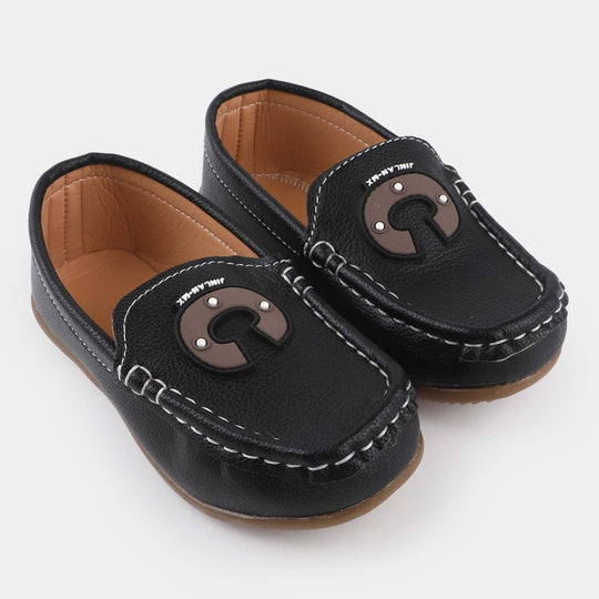 Boys Loafers R-208-BLACK