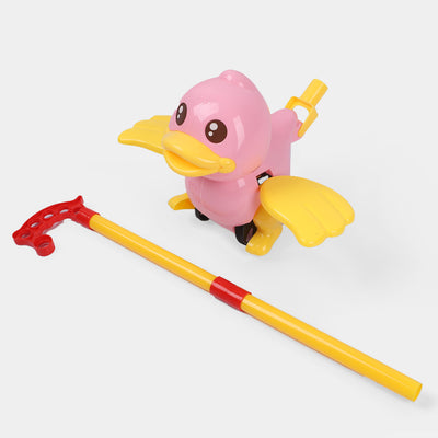 Push Pull Duck With Bell For Kids