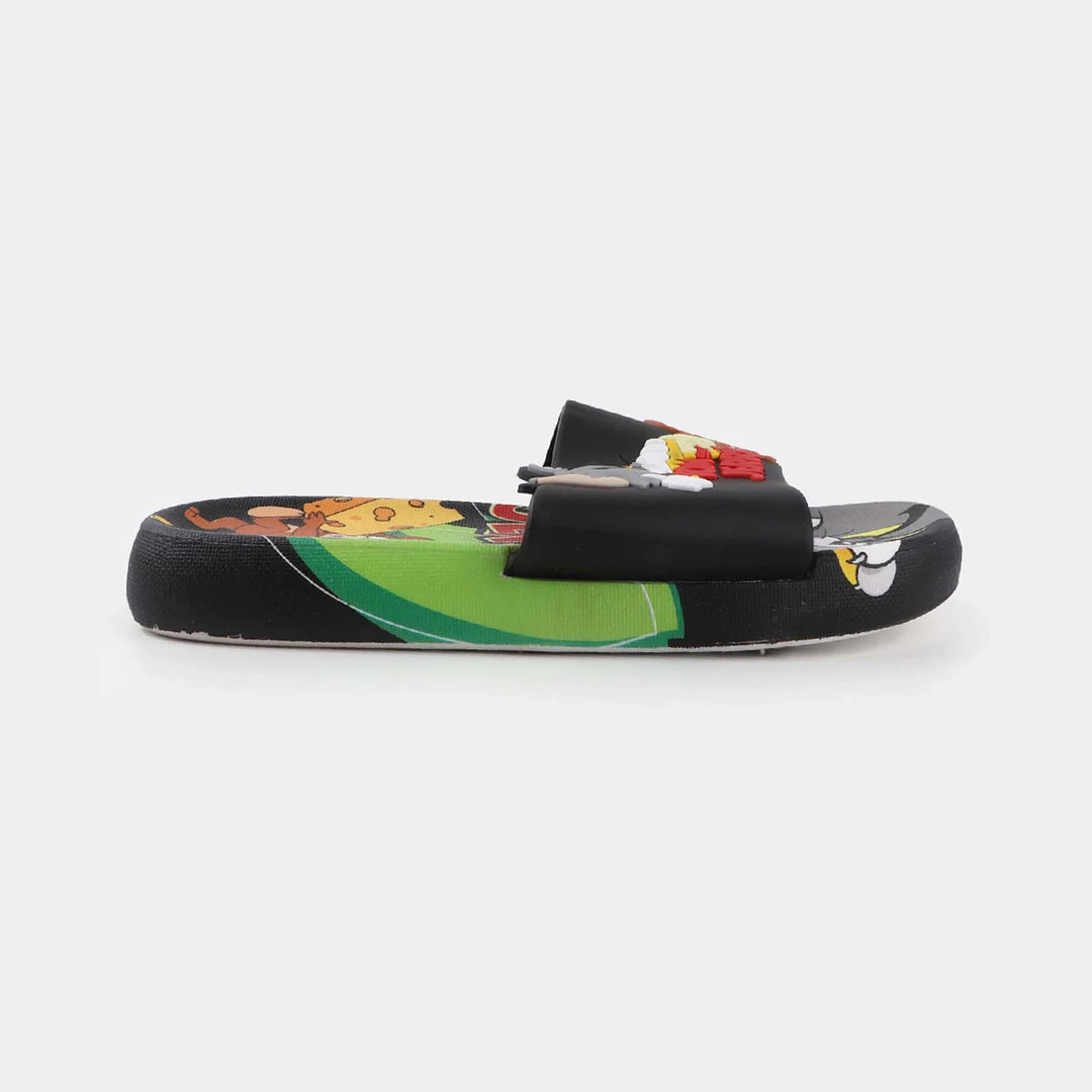 Boys Slippers 2288-10-BLACK