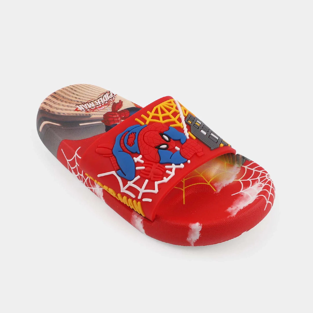 Boys Slippers 2288-12-Red