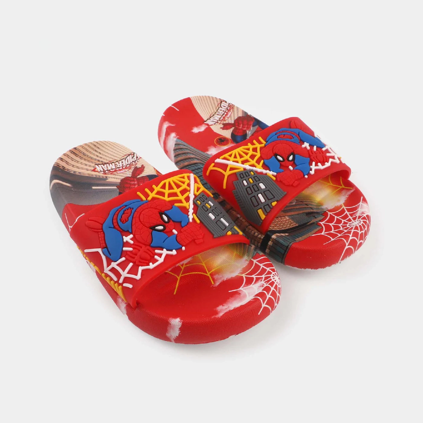 Boys Slippers 2288-12-Red