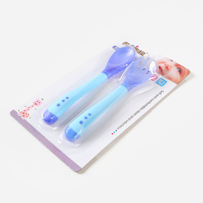 Baby Spoon & Fork Set | "Blue"