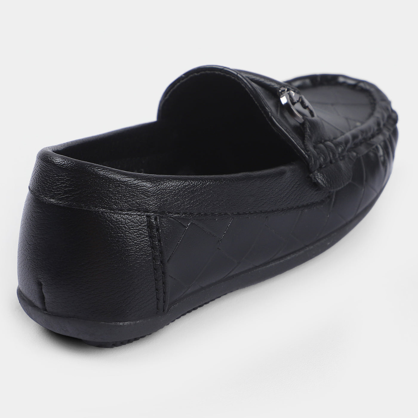 Boys Loafer B525-8-BLACK-BLACK