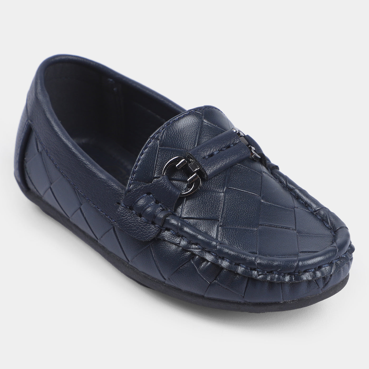 Boys Loafer B525-8-NAVY-NAVY