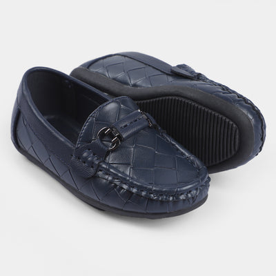 Boys Loafer B525-8-NAVY-NAVY