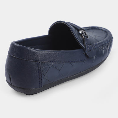 Boys Loafer B525-8-NAVY-NAVY