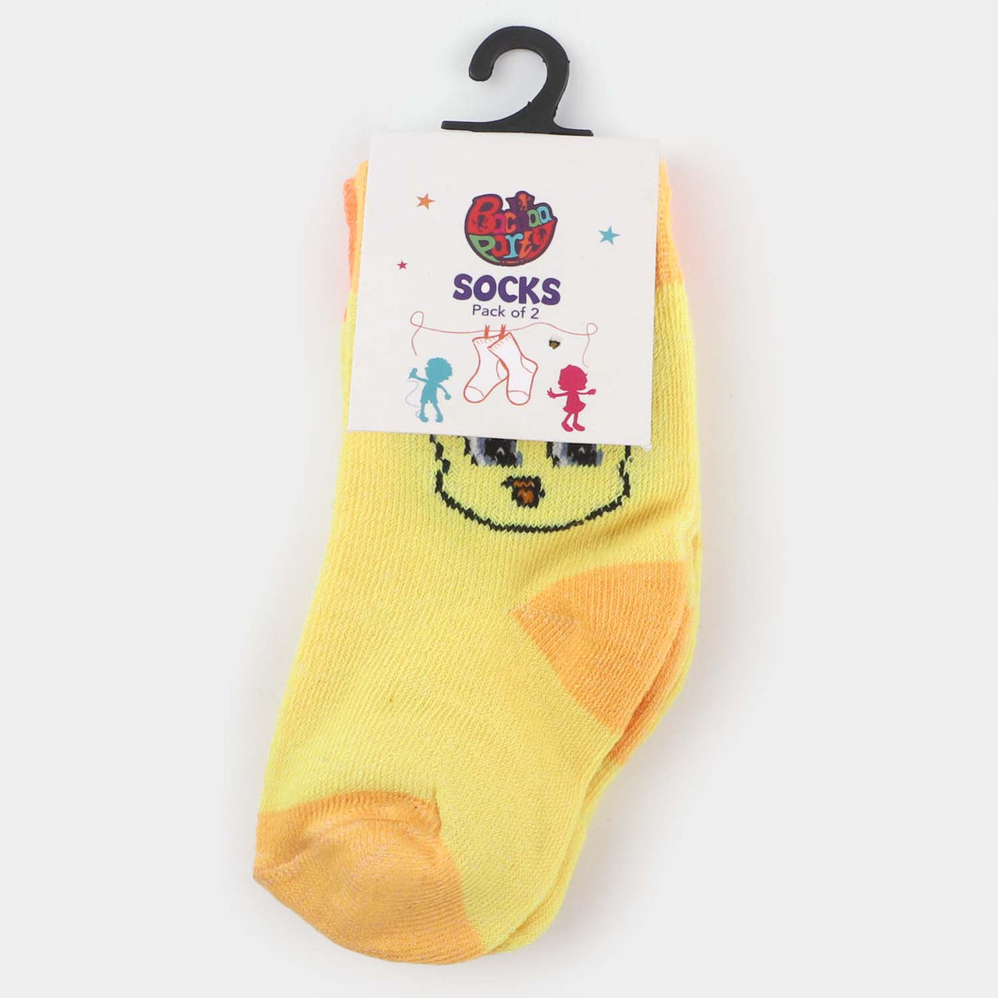 Infant Girls Socks Pack of 2-W.Yellow