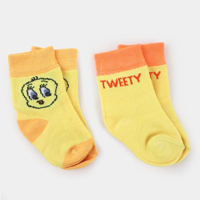 Infant Girls Socks Pack of 2-W.Yellow