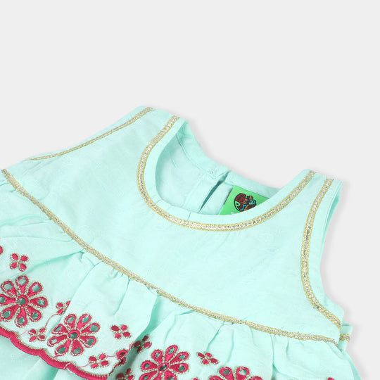 Infant Girls Jacquard 2 PCs Little Freeway-Mint Green