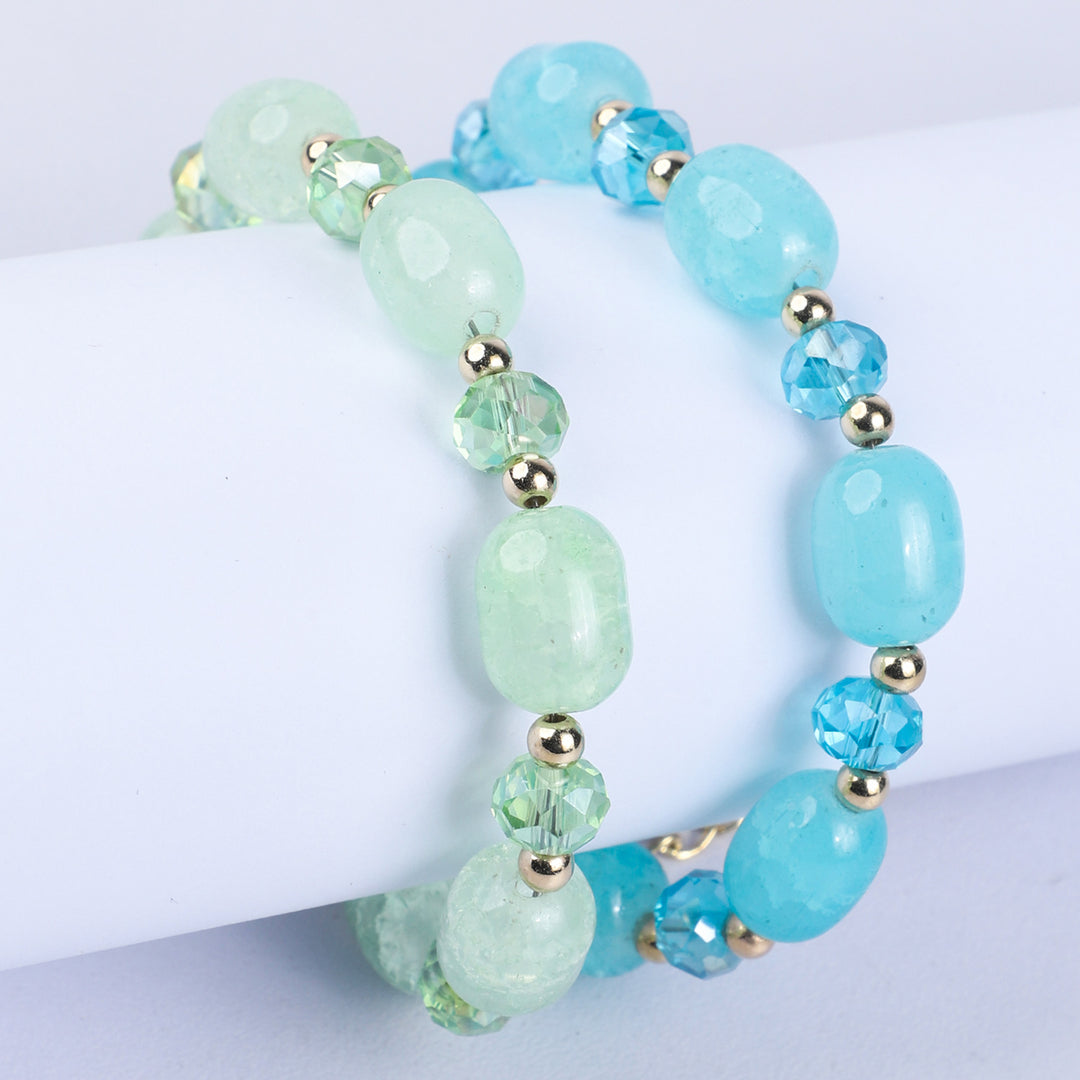 Fancy Crystal Beaded Bracelet For Girls