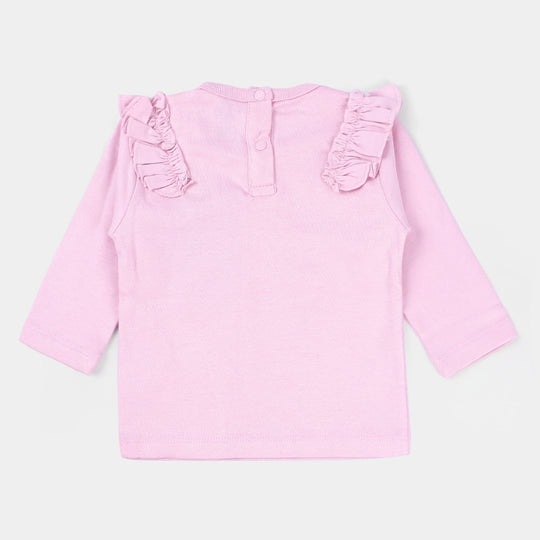 Girls 2Pc Suit Llama -Pink