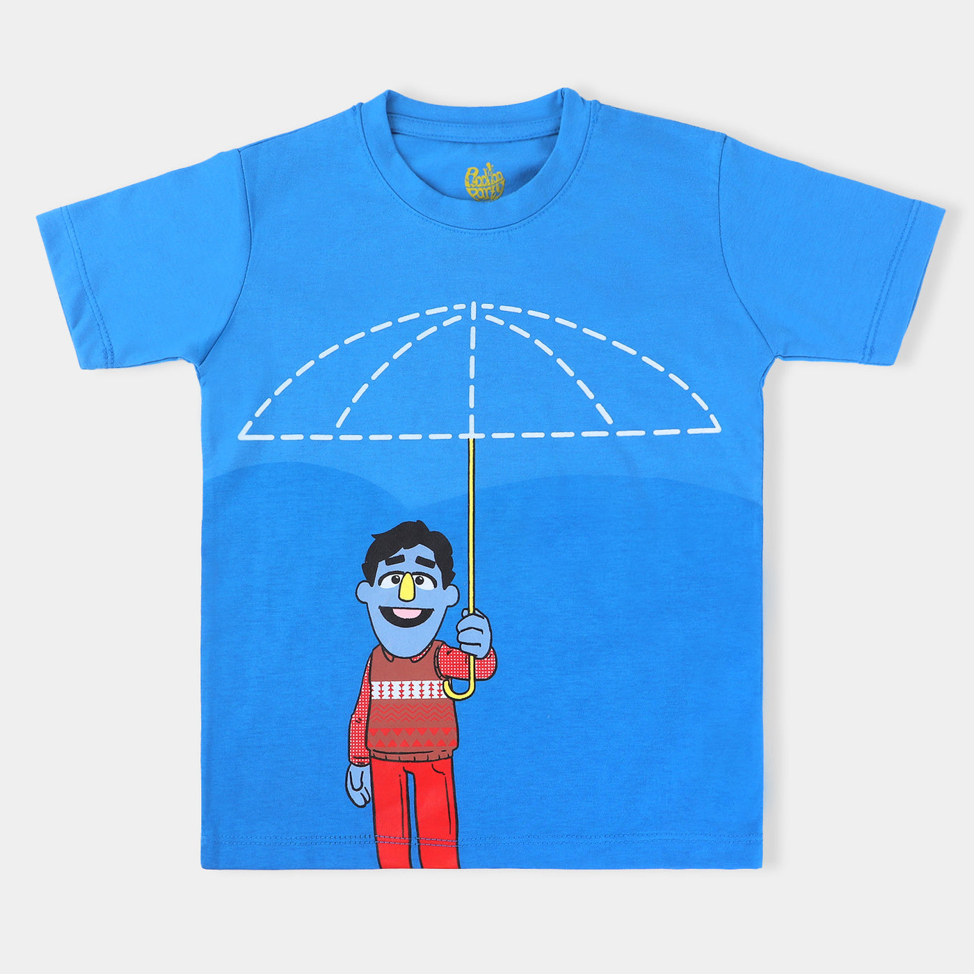 Boys Cotton Jersey T-Shirt H/S Mateen Umbrella-Navy