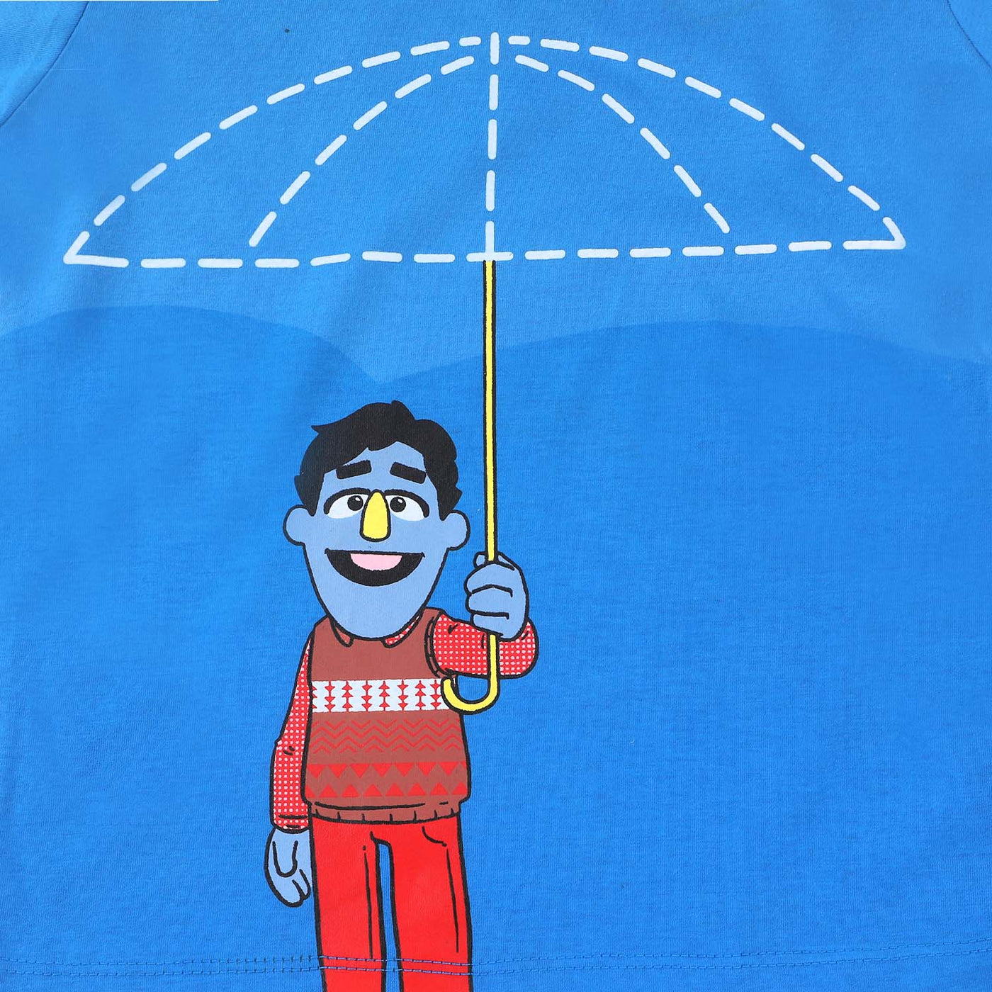 Boys Cotton Jersey T-Shirt H/S Mateen Umbrella-Navy