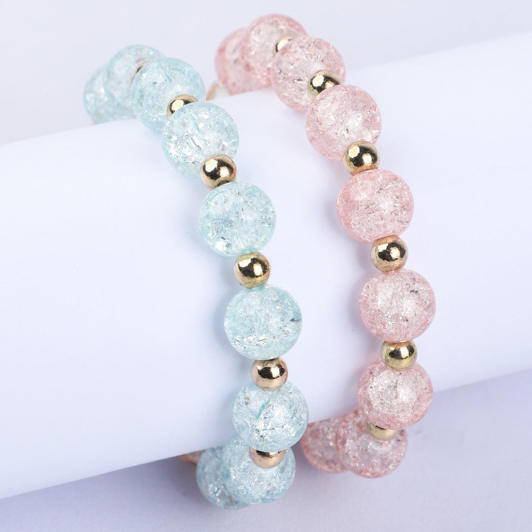 Fancy Crystal Beaded Bracelet For Girls