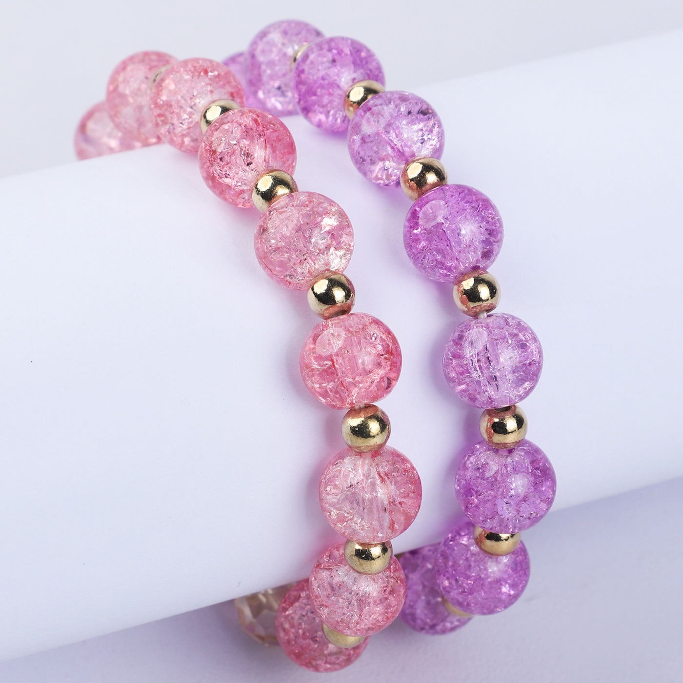 Fancy Crystal Beaded Bracelet For Girls