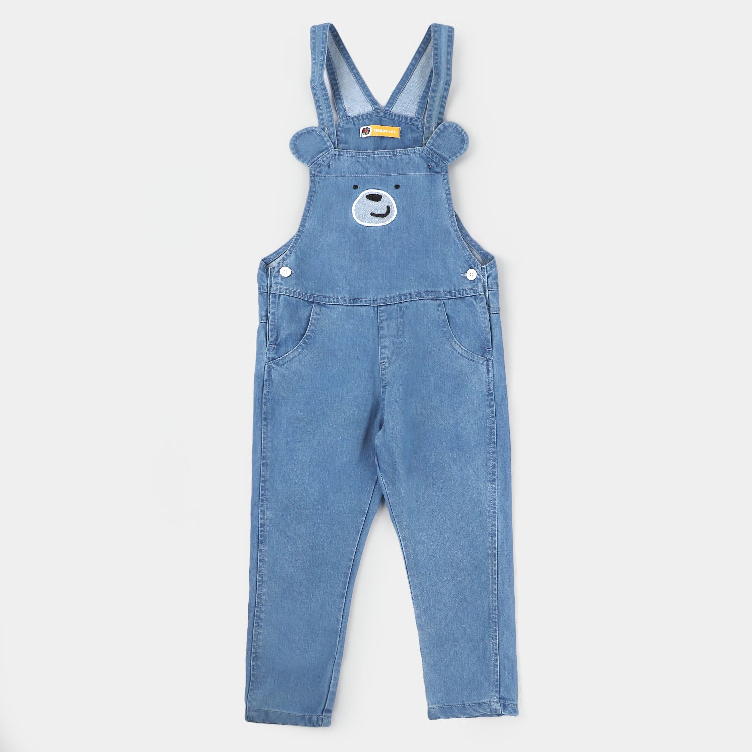 Boys Denim dungaree Over All CHARACTER-LIGHT BLUE Price in