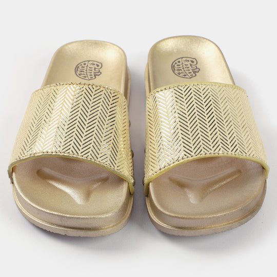 Girls Slipper CL-18-Gold