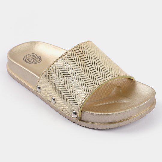 Girls Slipper CL-18-Gold