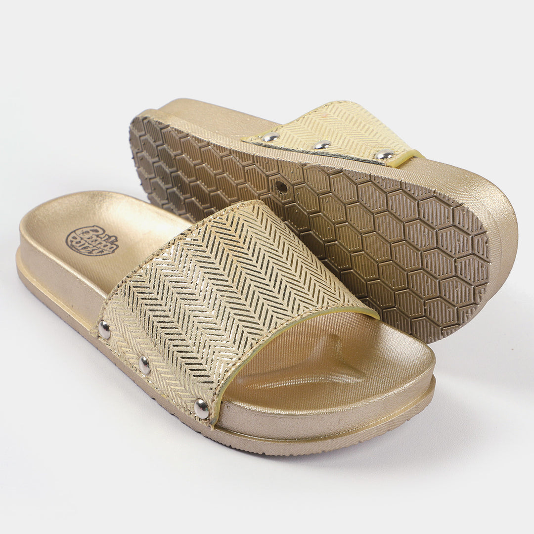 Girls Slipper CL-18-Gold