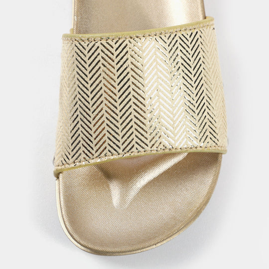 Girls Slipper CL-18-Gold