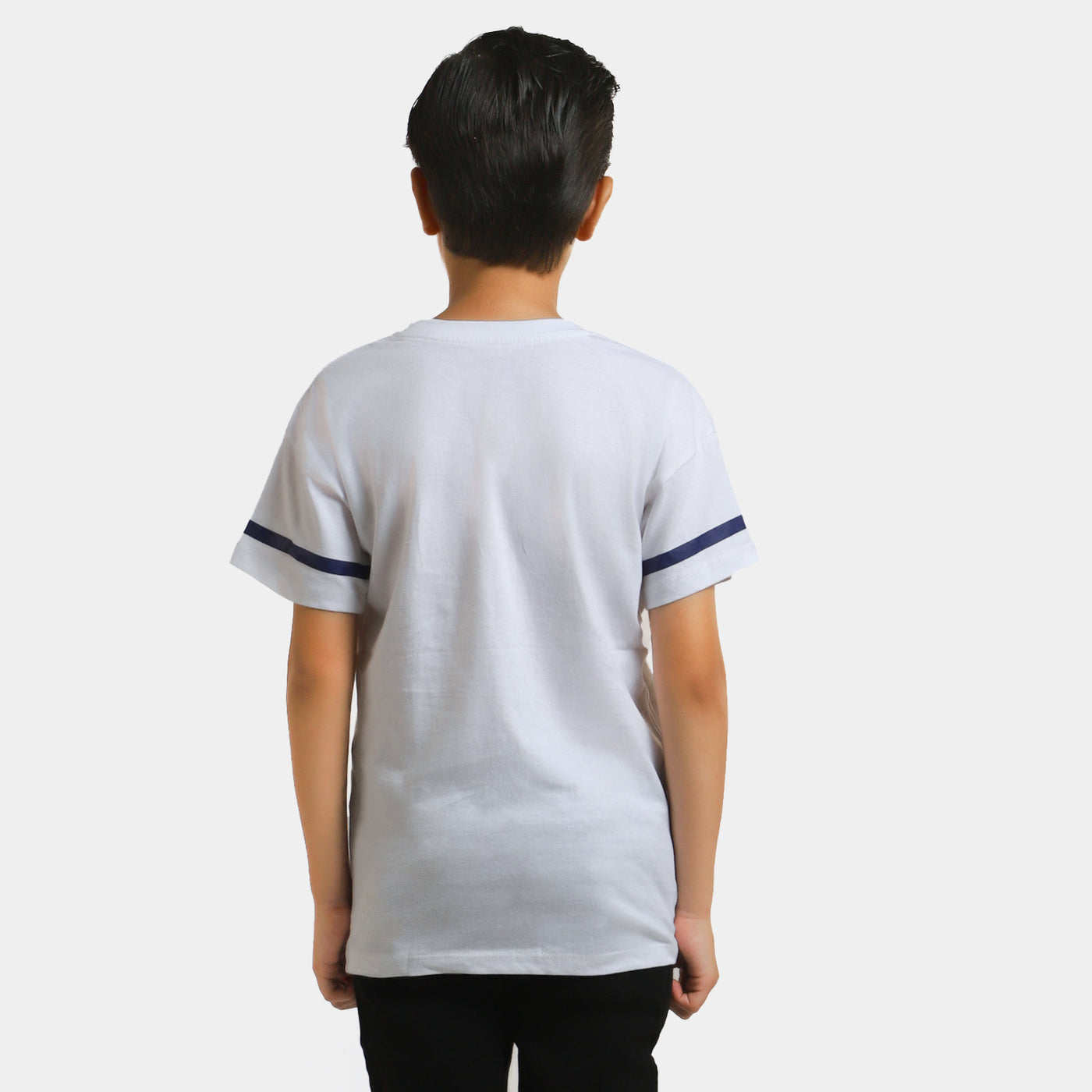 Boys Cotton T-Shirt Character - White