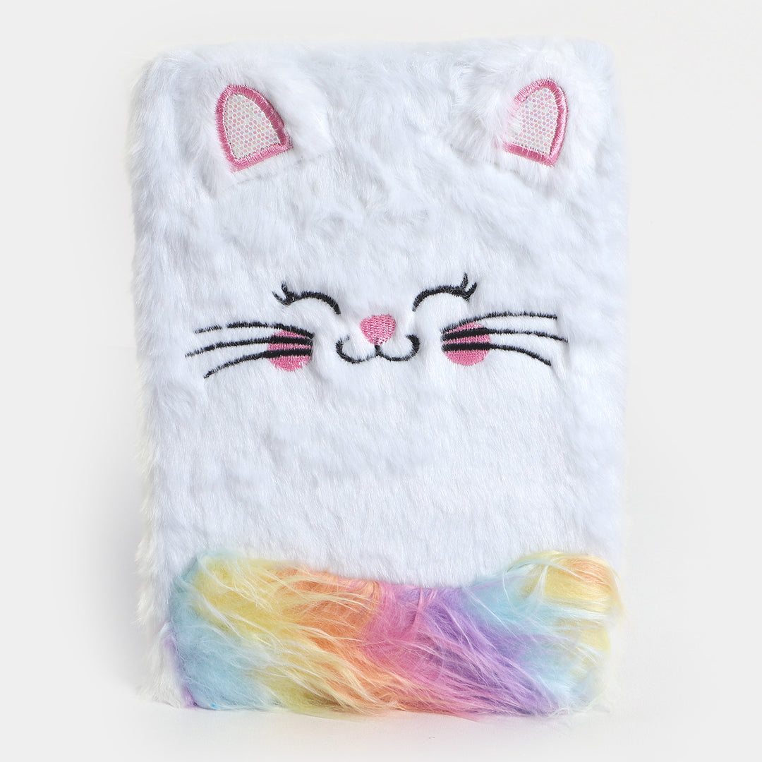 Cute Character Fur Diary/Notebook