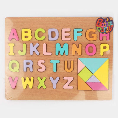 Alphabet Puzzle Educational Learning Wooden Toy